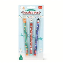 Legami - Erasable gel pens Fox, Polar Bear, Penguin